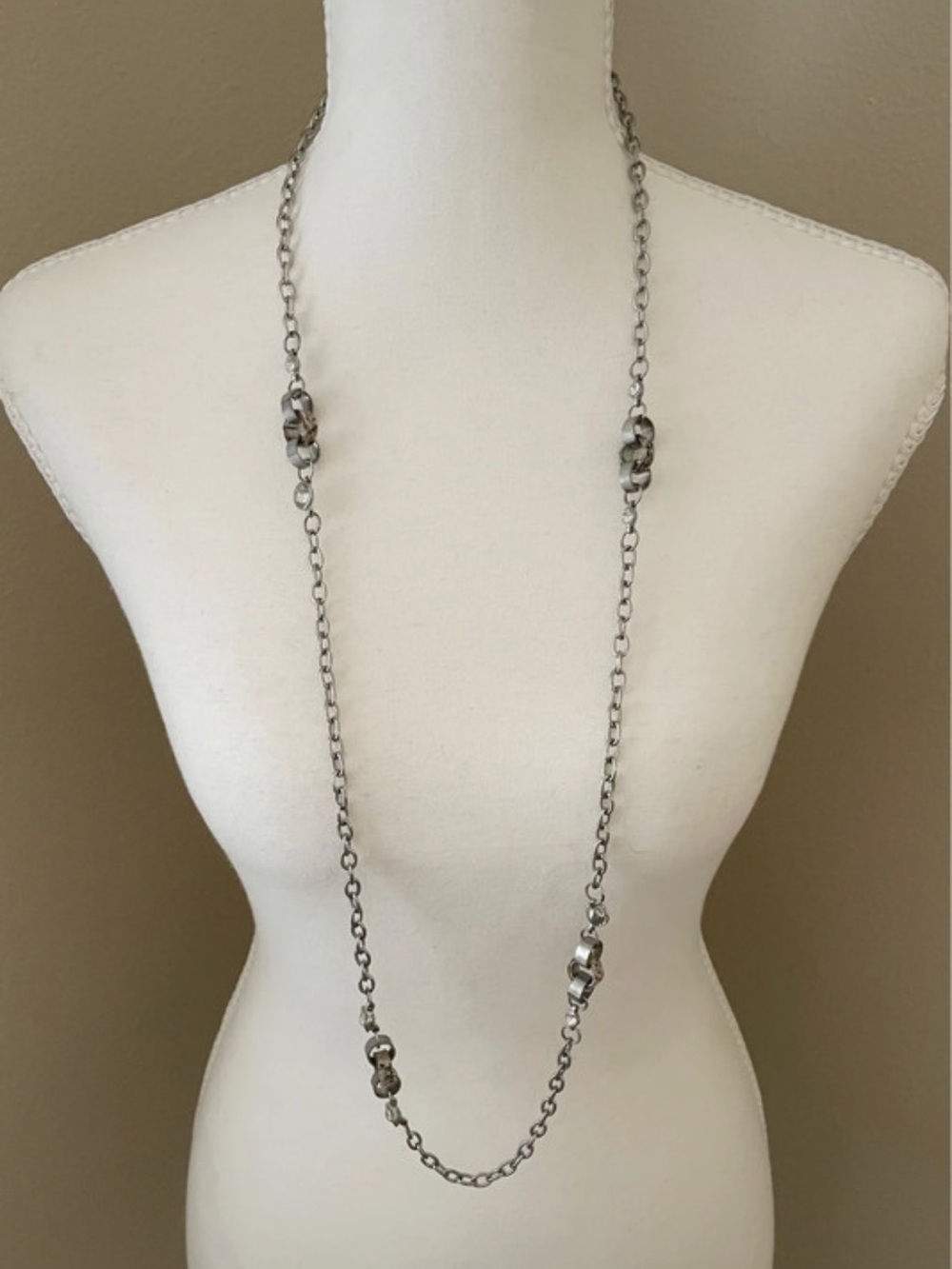 Loft Silver Tone Chain Necklace Two Styles
Chain